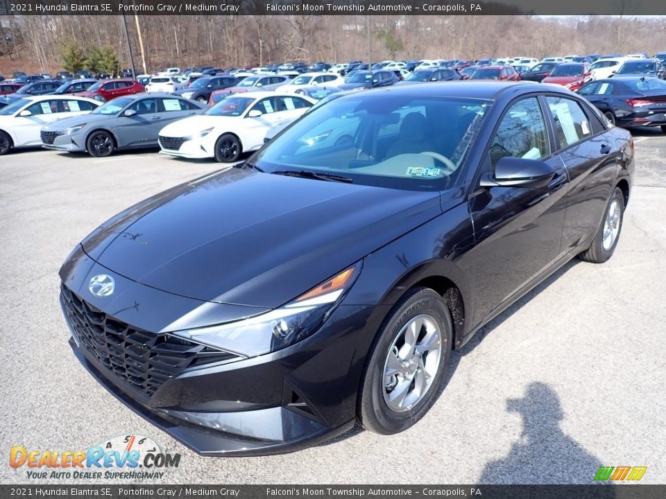 2021 Hyundai Elantra SE Portofino Gray / Medium Gray Photo #5