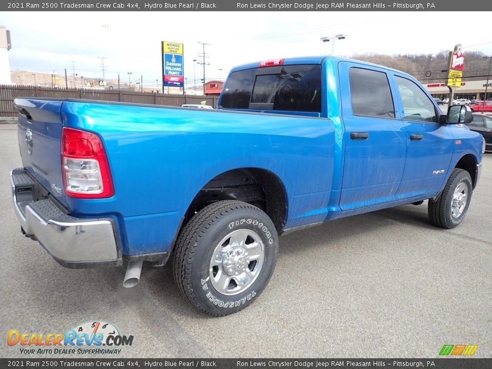 2021 Ram 2500 Tradesman Crew Cab 4x4 Hydro Blue Pearl / Black Photo #5