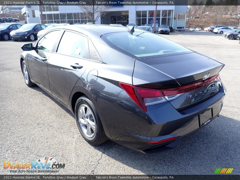 2021 Hyundai Elantra SE Portofino Gray / Medium Gray Photo #6