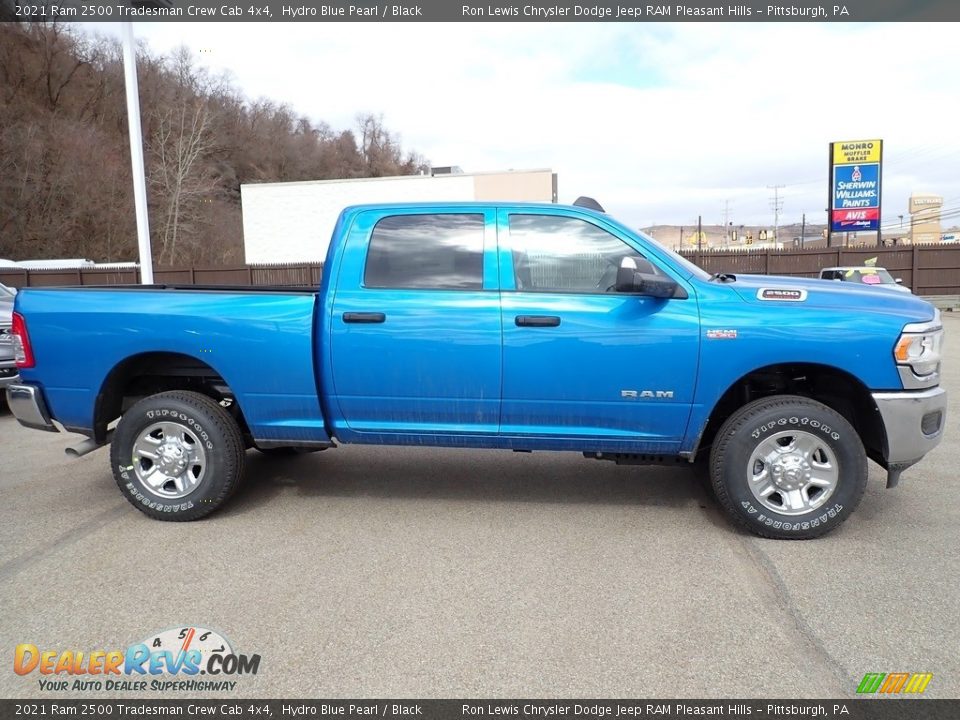 2021 Ram 2500 Tradesman Crew Cab 4x4 Hydro Blue Pearl / Black Photo #6