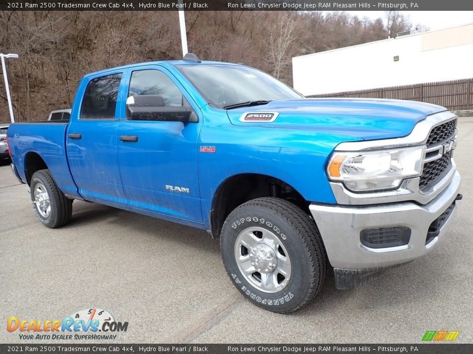 2021 Ram 2500 Tradesman Crew Cab 4x4 Hydro Blue Pearl / Black Photo #7