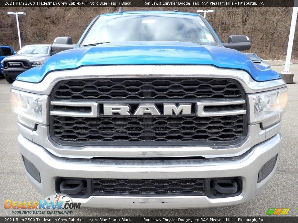 2021 Ram 2500 Tradesman Crew Cab 4x4 Hydro Blue Pearl / Black Photo #8