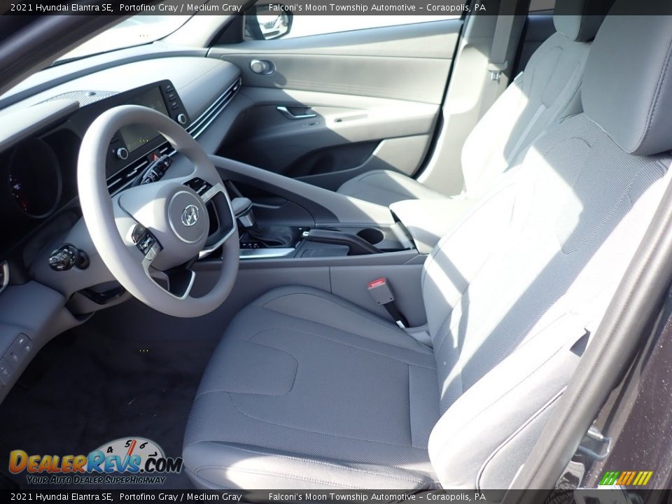 2021 Hyundai Elantra SE Portofino Gray / Medium Gray Photo #10