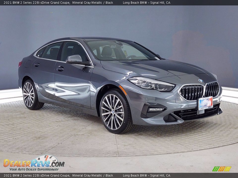 2021 BMW 2 Series 228i sDrive Grand Coupe Mineral Gray Metallic / Black Photo #1