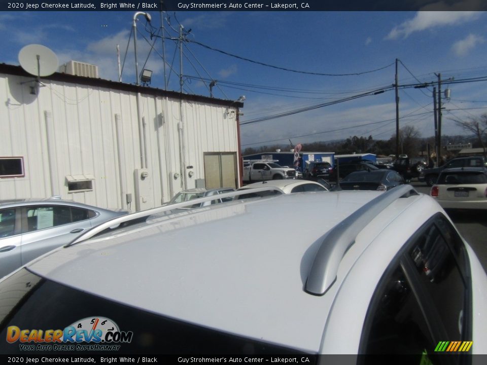 2020 Jeep Cherokee Latitude Bright White / Black Photo #6