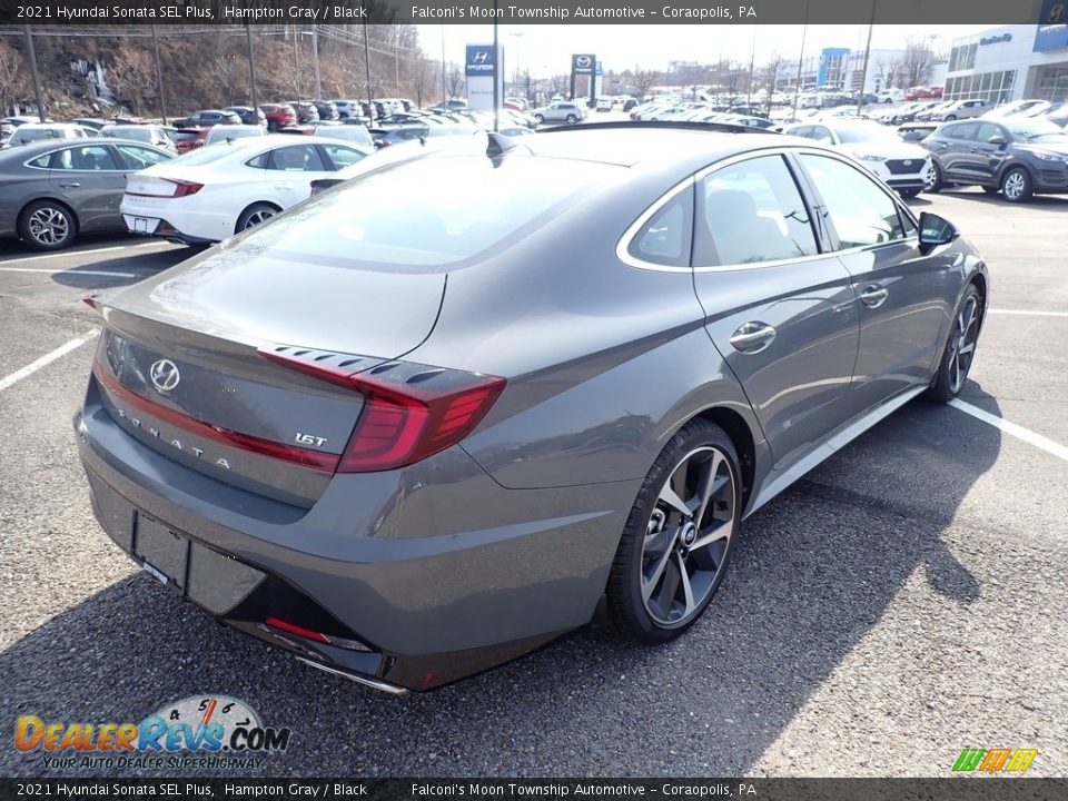 2021 Hyundai Sonata SEL Plus Hampton Gray / Black Photo #2