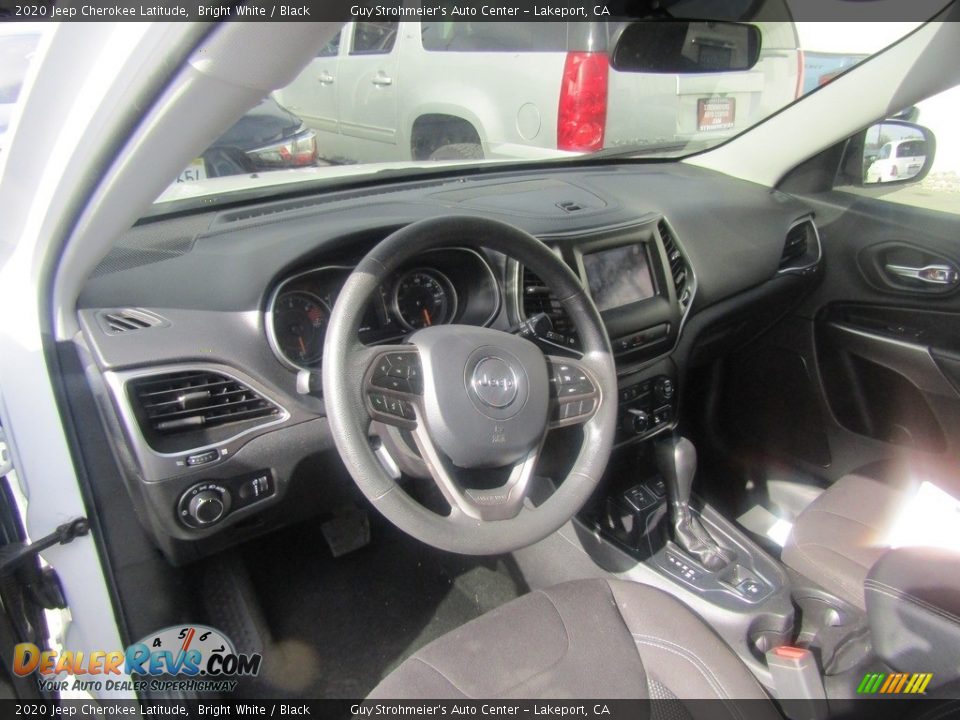 2020 Jeep Cherokee Latitude Bright White / Black Photo #8