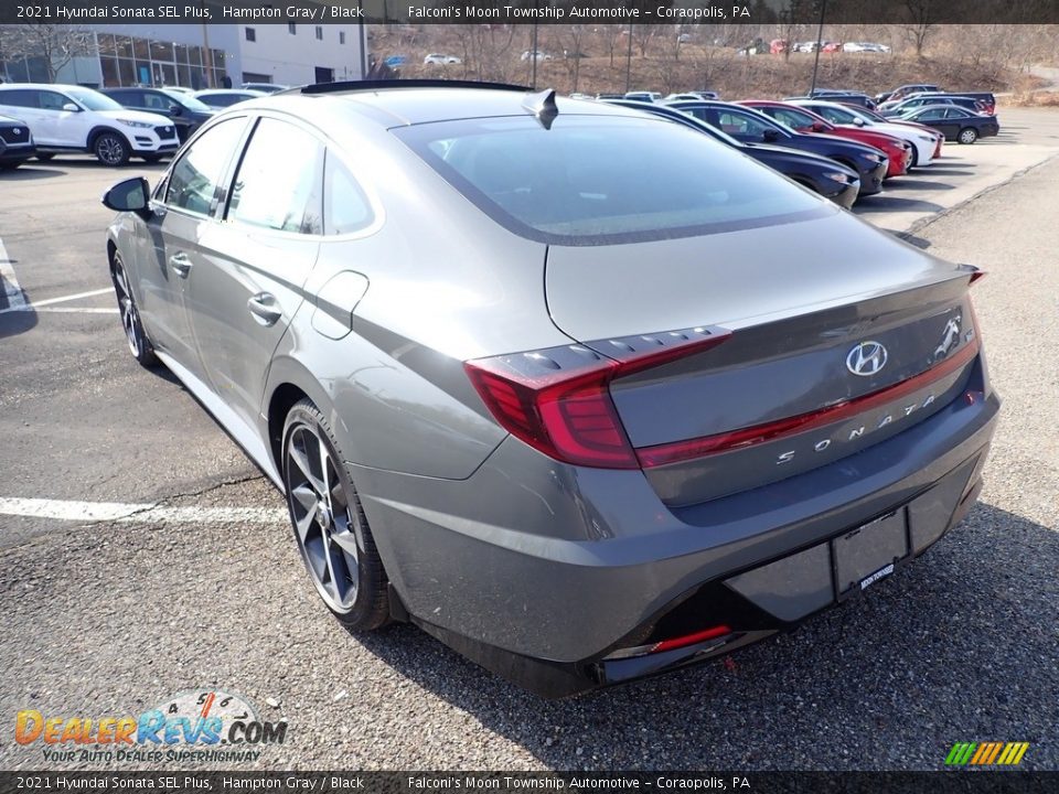 2021 Hyundai Sonata SEL Plus Hampton Gray / Black Photo #6