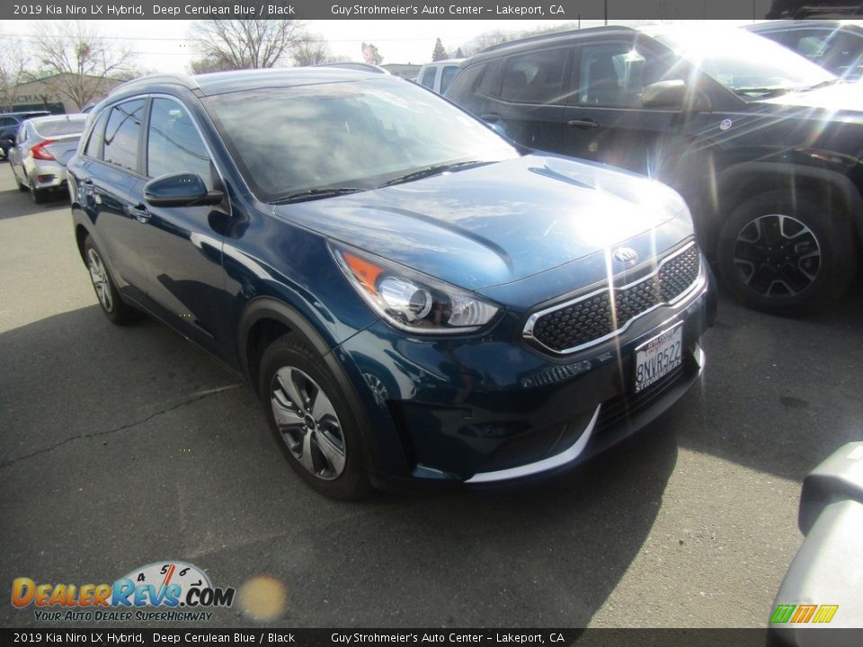 2019 Kia Niro LX Hybrid Deep Cerulean Blue / Black Photo #1