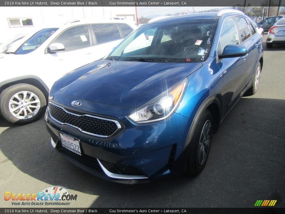 2019 Kia Niro LX Hybrid Deep Cerulean Blue / Black Photo #3