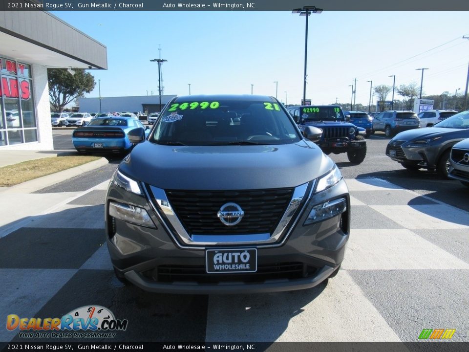 2021 Nissan Rogue SV Gun Metallic / Charcoal Photo #2