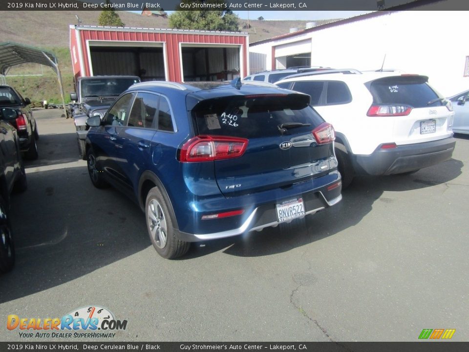 2019 Kia Niro LX Hybrid Deep Cerulean Blue / Black Photo #5