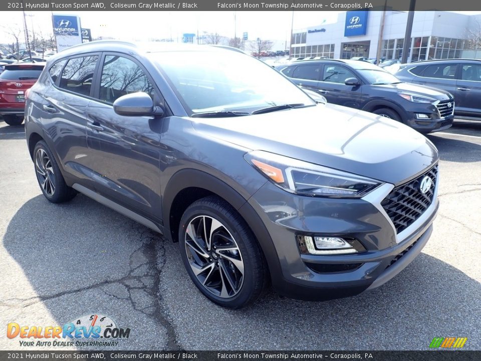 2021 Hyundai Tucson Sport AWD Coliseum Gray Metallic / Black Photo #3