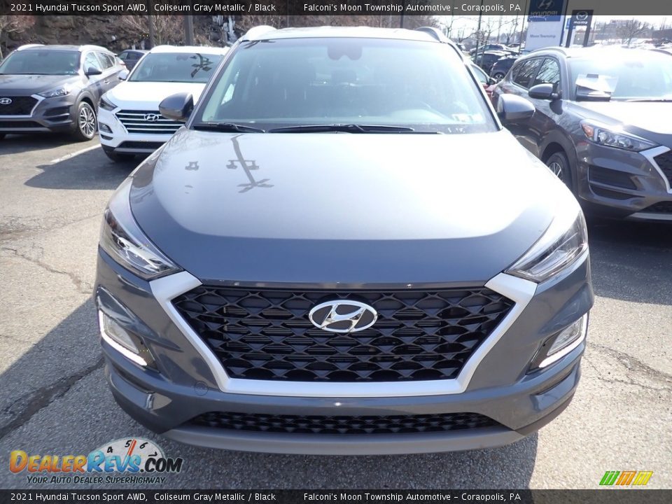 2021 Hyundai Tucson Sport AWD Coliseum Gray Metallic / Black Photo #4