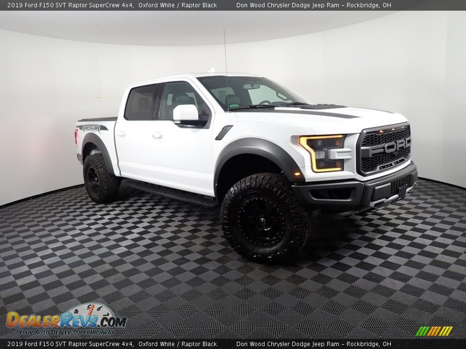 2019 Ford F150 SVT Raptor SuperCrew 4x4 Oxford White / Raptor Black Photo #6