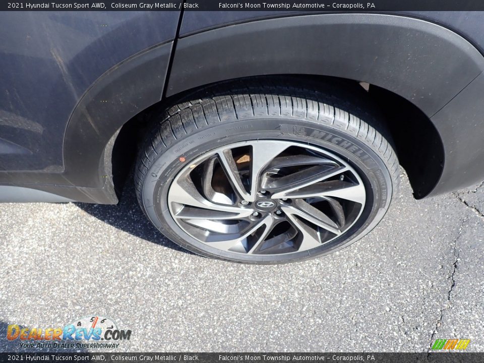 2021 Hyundai Tucson Sport AWD Coliseum Gray Metallic / Black Photo #7