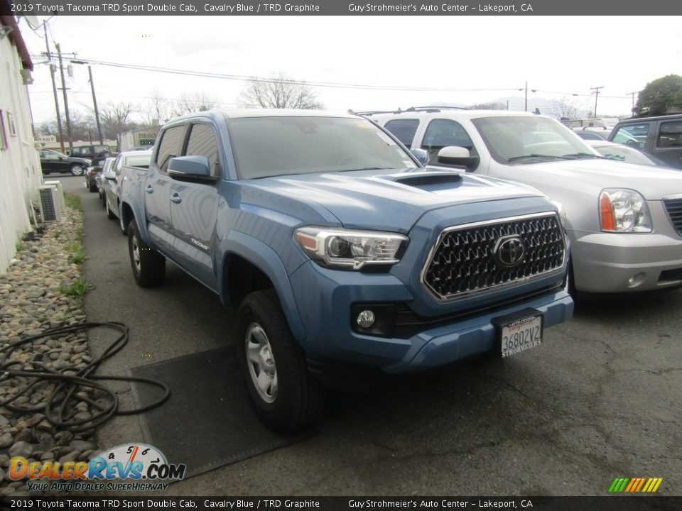 2019 Toyota Tacoma TRD Sport Double Cab Cavalry Blue / TRD Graphite Photo #1