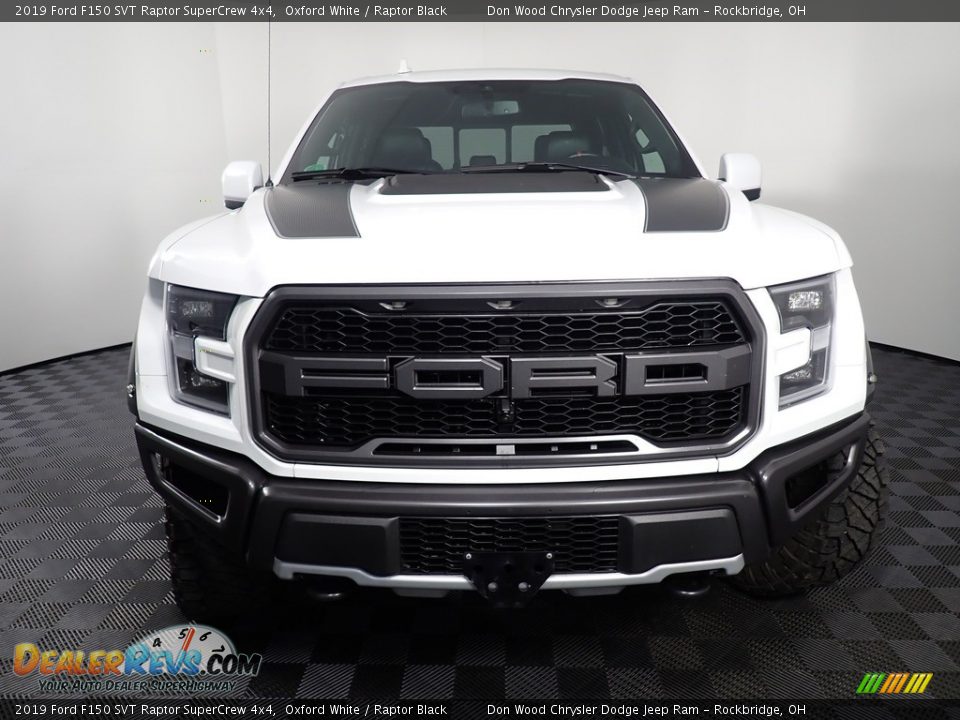 2019 Ford F150 SVT Raptor SuperCrew 4x4 Oxford White / Raptor Black Photo #8