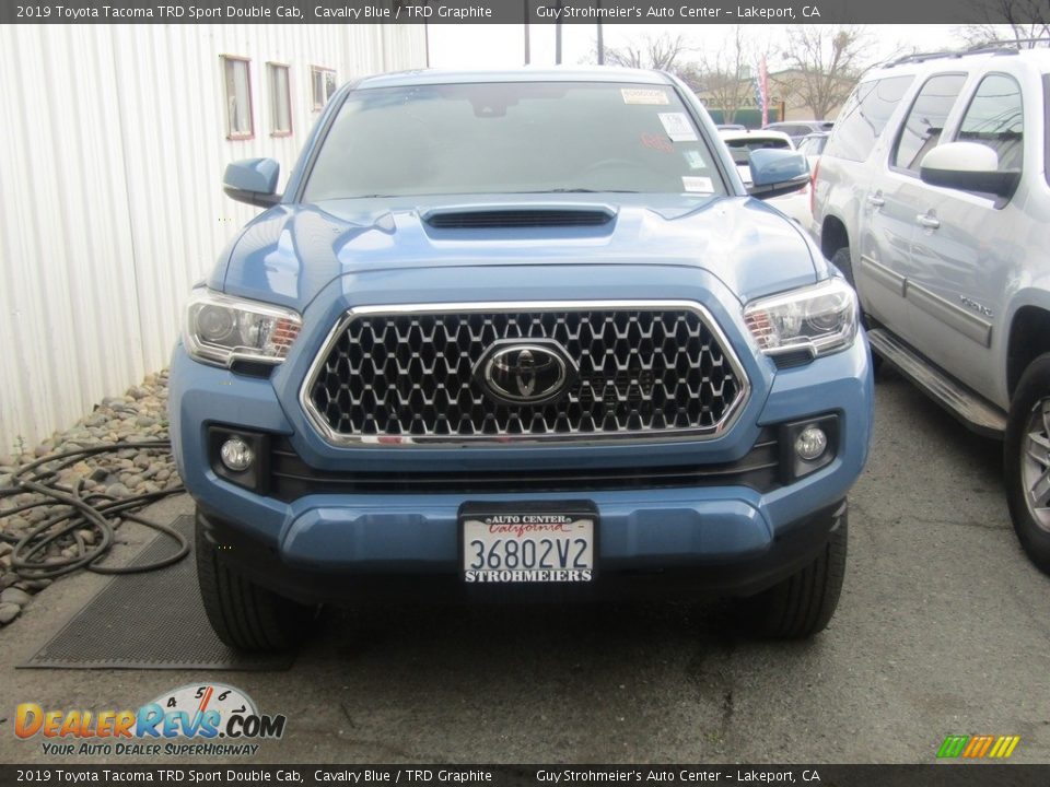 2019 Toyota Tacoma TRD Sport Double Cab Cavalry Blue / TRD Graphite Photo #2