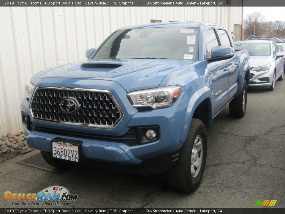 2019 Toyota Tacoma TRD Sport Double Cab Cavalry Blue / TRD Graphite Photo #3