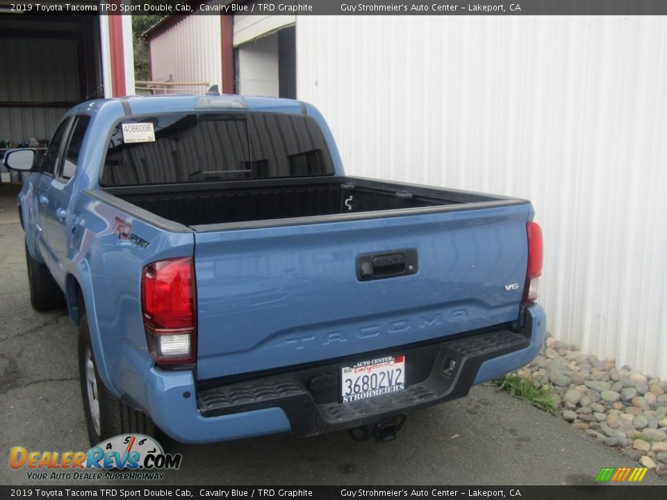 2019 Toyota Tacoma TRD Sport Double Cab Cavalry Blue / TRD Graphite Photo #4