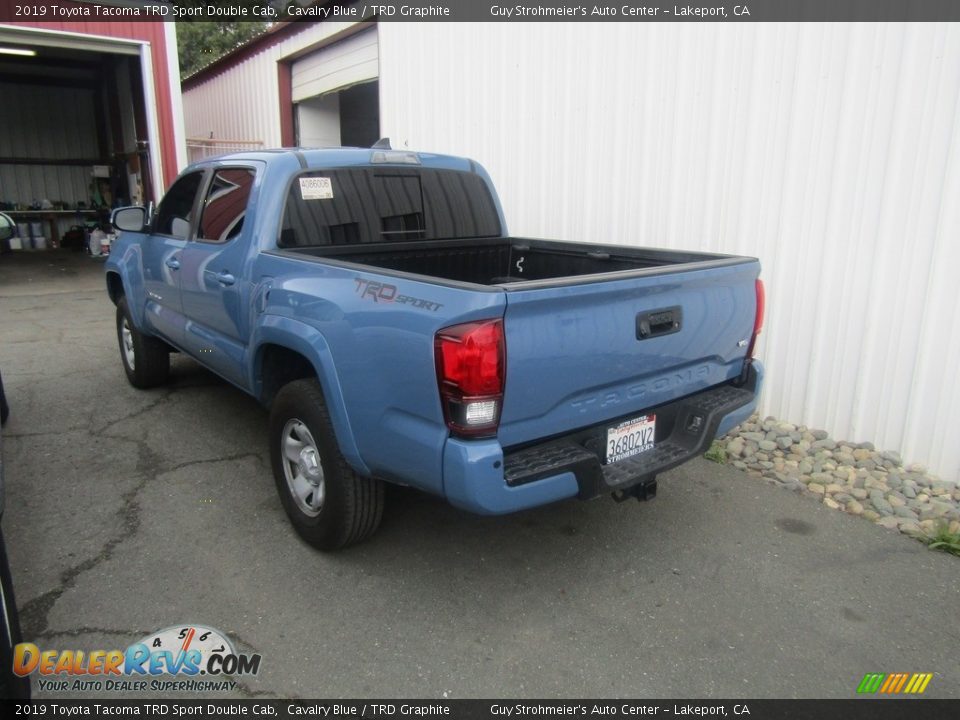 2019 Toyota Tacoma TRD Sport Double Cab Cavalry Blue / TRD Graphite Photo #5