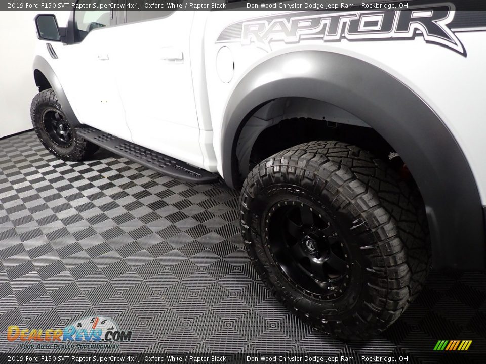 2019 Ford F150 SVT Raptor SuperCrew 4x4 Oxford White / Raptor Black Photo #13