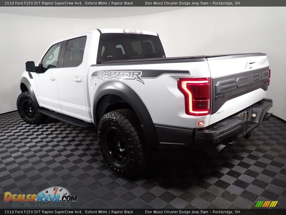 2019 Ford F150 SVT Raptor SuperCrew 4x4 Oxford White / Raptor Black Photo #14