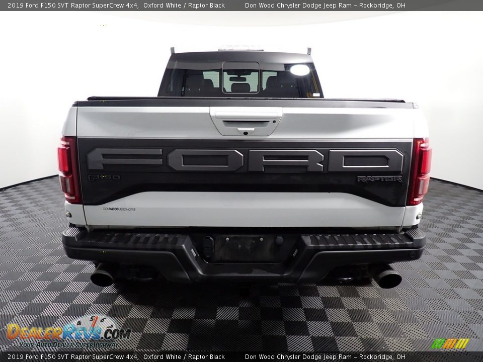 2019 Ford F150 SVT Raptor SuperCrew 4x4 Oxford White / Raptor Black Photo #15