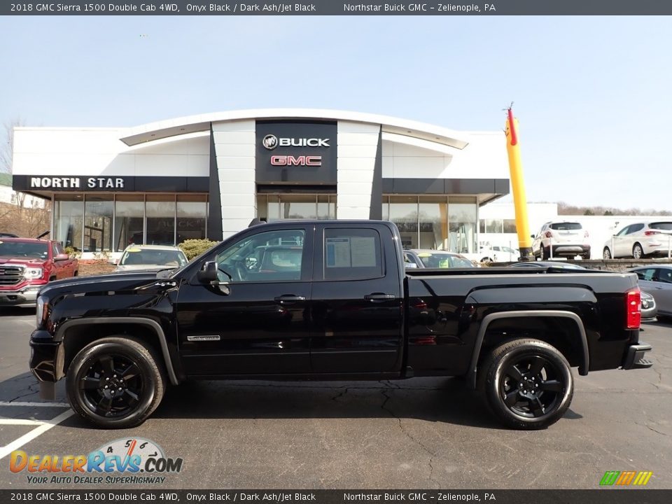 2018 GMC Sierra 1500 Double Cab 4WD Onyx Black / Dark Ash/Jet Black Photo #1