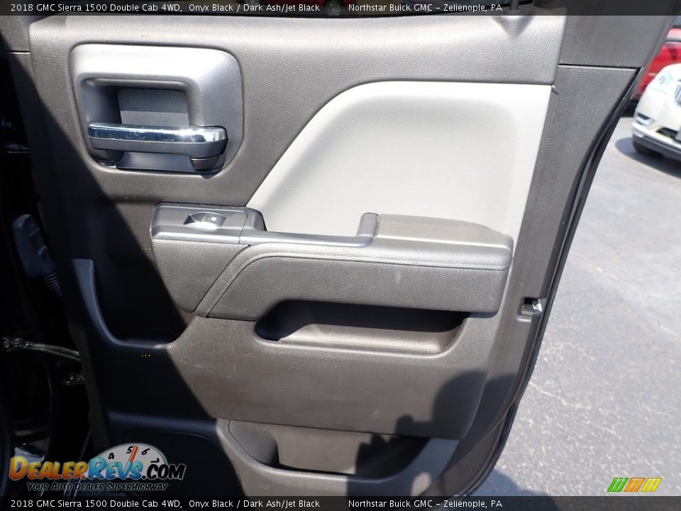2018 GMC Sierra 1500 Double Cab 4WD Onyx Black / Dark Ash/Jet Black Photo #7
