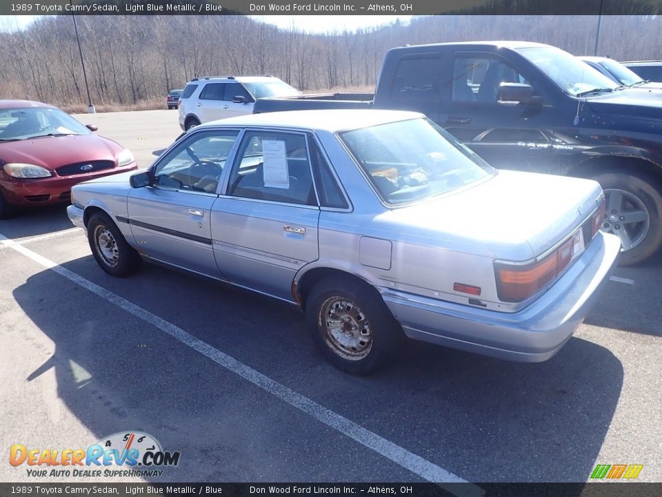 Light Blue Metallic 1989 Toyota Camry Sedan Photo #10