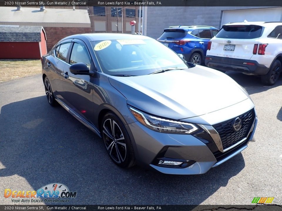 2020 Nissan Sentra SR Gun Metallic / Charcoal Photo #3