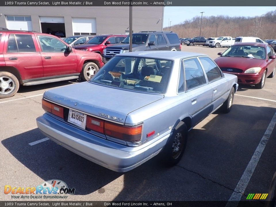 Light Blue Metallic 1989 Toyota Camry Sedan Photo #12