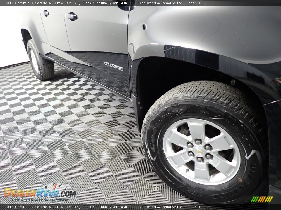 2018 Chevrolet Colorado WT Crew Cab 4x4 Black / Jet Black/Dark Ash Photo #4