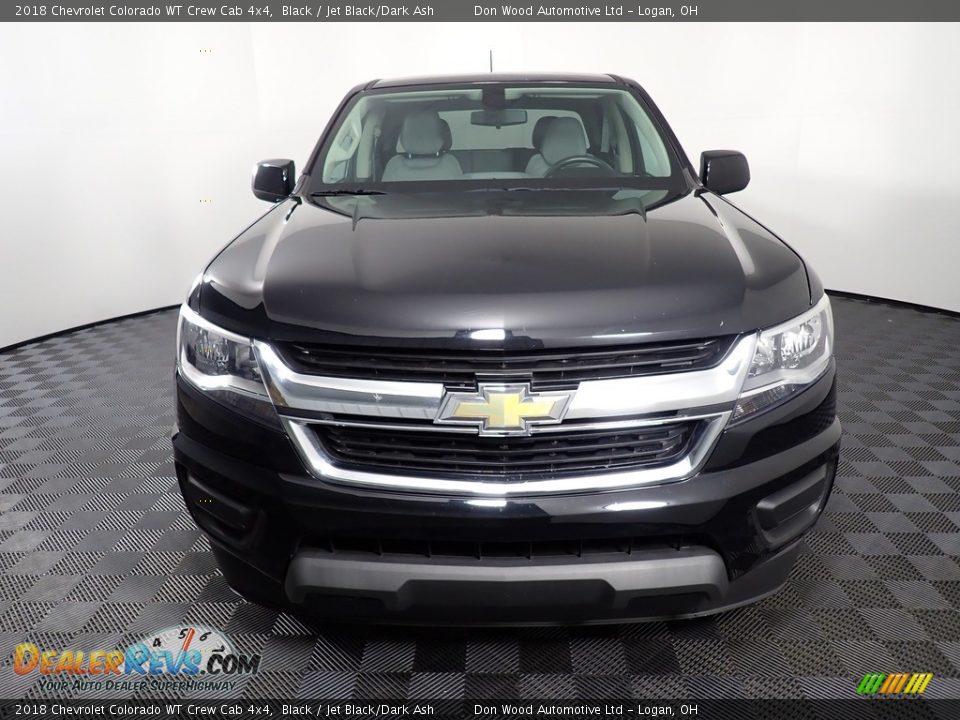 2018 Chevrolet Colorado WT Crew Cab 4x4 Black / Jet Black/Dark Ash Photo #5