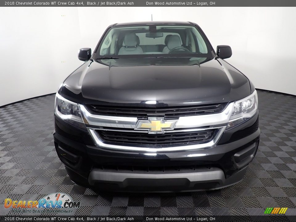 2018 Chevrolet Colorado WT Crew Cab 4x4 Black / Jet Black/Dark Ash Photo #6