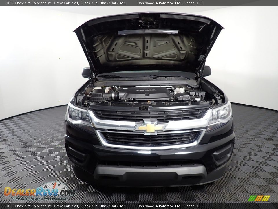 2018 Chevrolet Colorado WT Crew Cab 4x4 Black / Jet Black/Dark Ash Photo #7