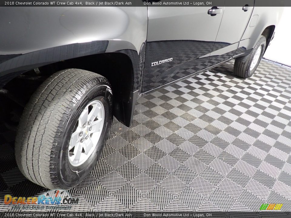 2018 Chevrolet Colorado WT Crew Cab 4x4 Black / Jet Black/Dark Ash Photo #10
