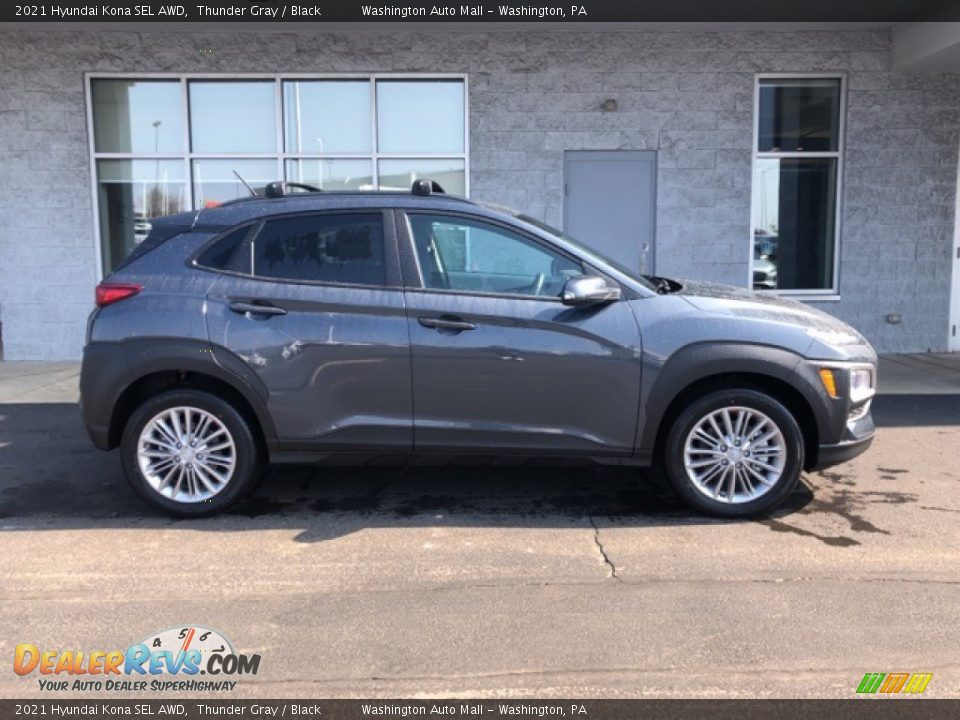 2021 Hyundai Kona SEL AWD Thunder Gray / Black Photo #2