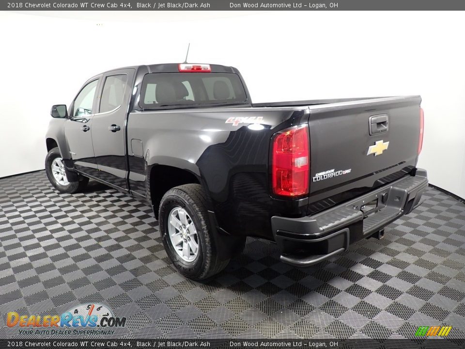 2018 Chevrolet Colorado WT Crew Cab 4x4 Black / Jet Black/Dark Ash Photo #12
