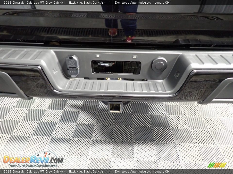 2018 Chevrolet Colorado WT Crew Cab 4x4 Black / Jet Black/Dark Ash Photo #14