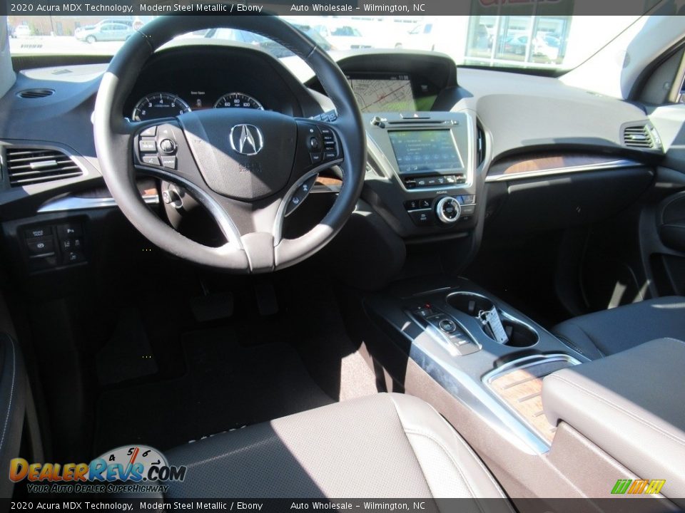 2020 Acura MDX Technology Modern Steel Metallic / Ebony Photo #14