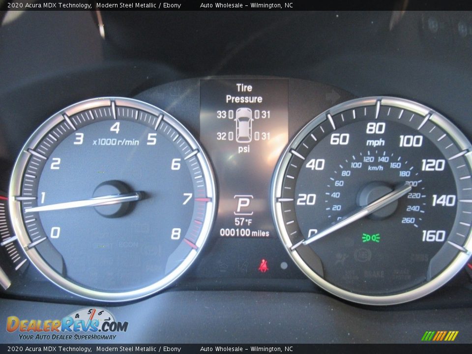 2020 Acura MDX Technology Modern Steel Metallic / Ebony Photo #15
