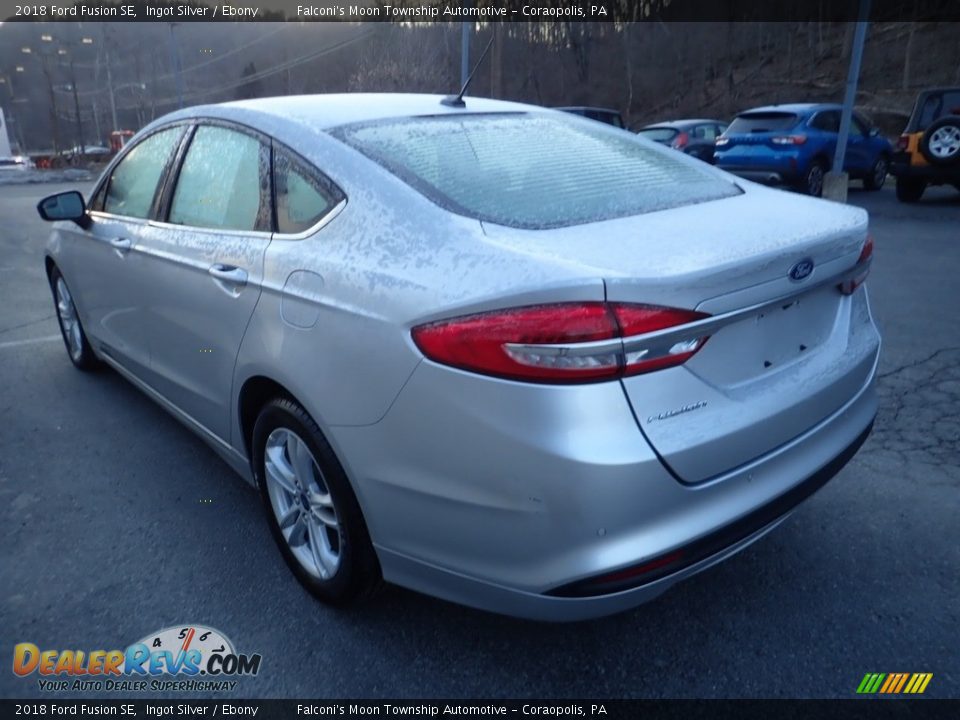 2018 Ford Fusion SE Ingot Silver / Ebony Photo #5