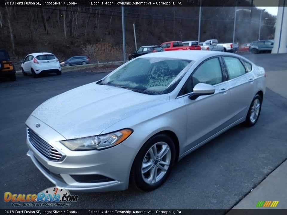 2018 Ford Fusion SE Ingot Silver / Ebony Photo #7