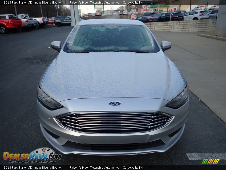 2018 Ford Fusion SE Ingot Silver / Ebony Photo #8