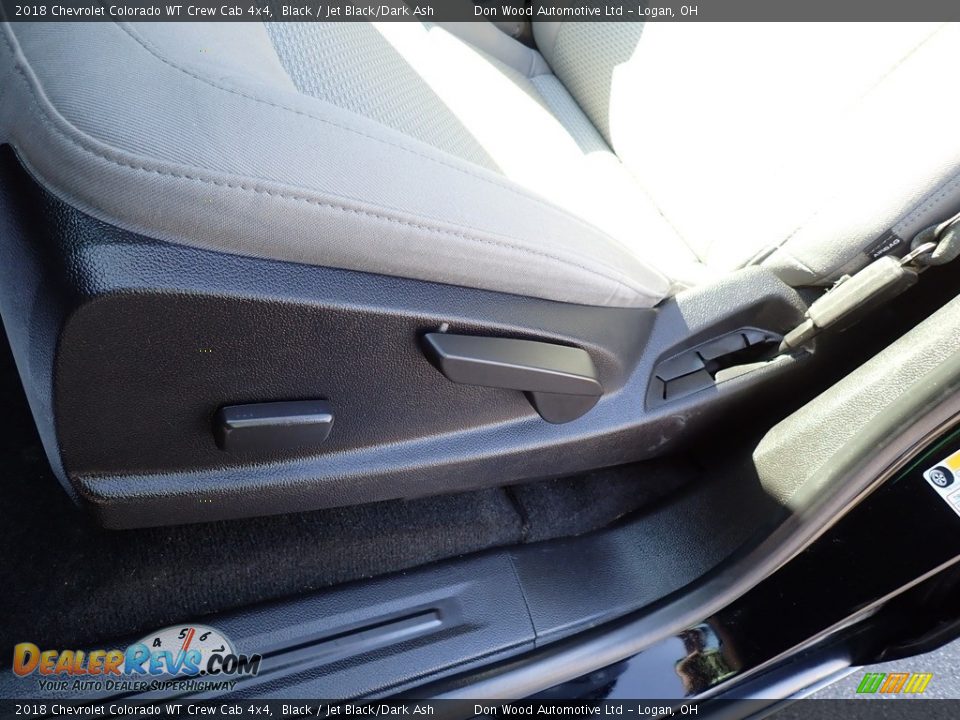 2018 Chevrolet Colorado WT Crew Cab 4x4 Black / Jet Black/Dark Ash Photo #21