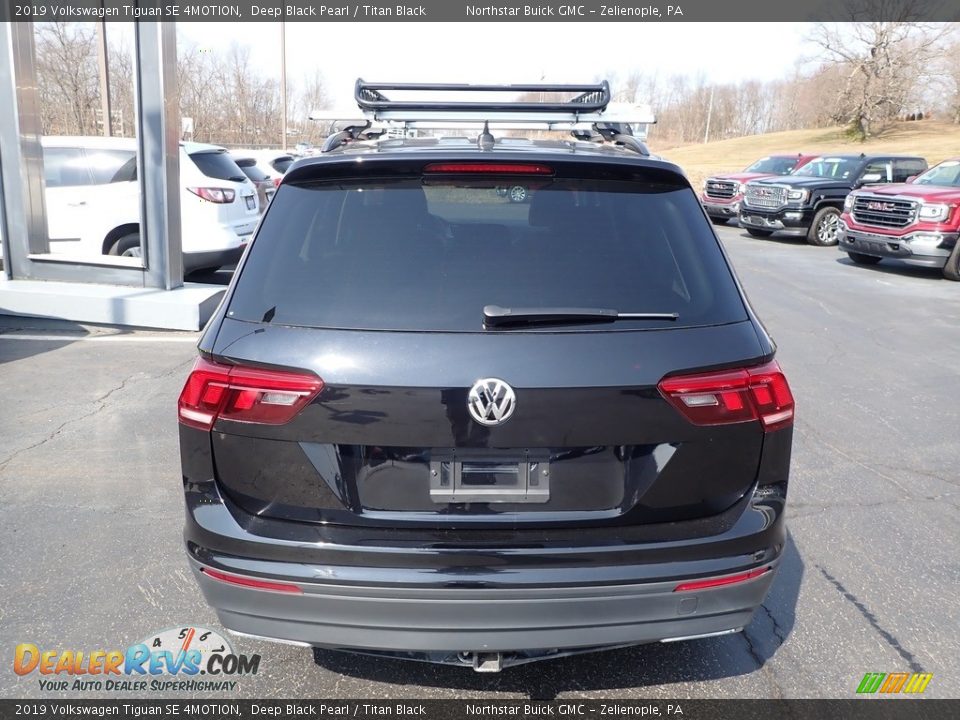 2019 Volkswagen Tiguan SE 4MOTION Deep Black Pearl / Titan Black Photo #10