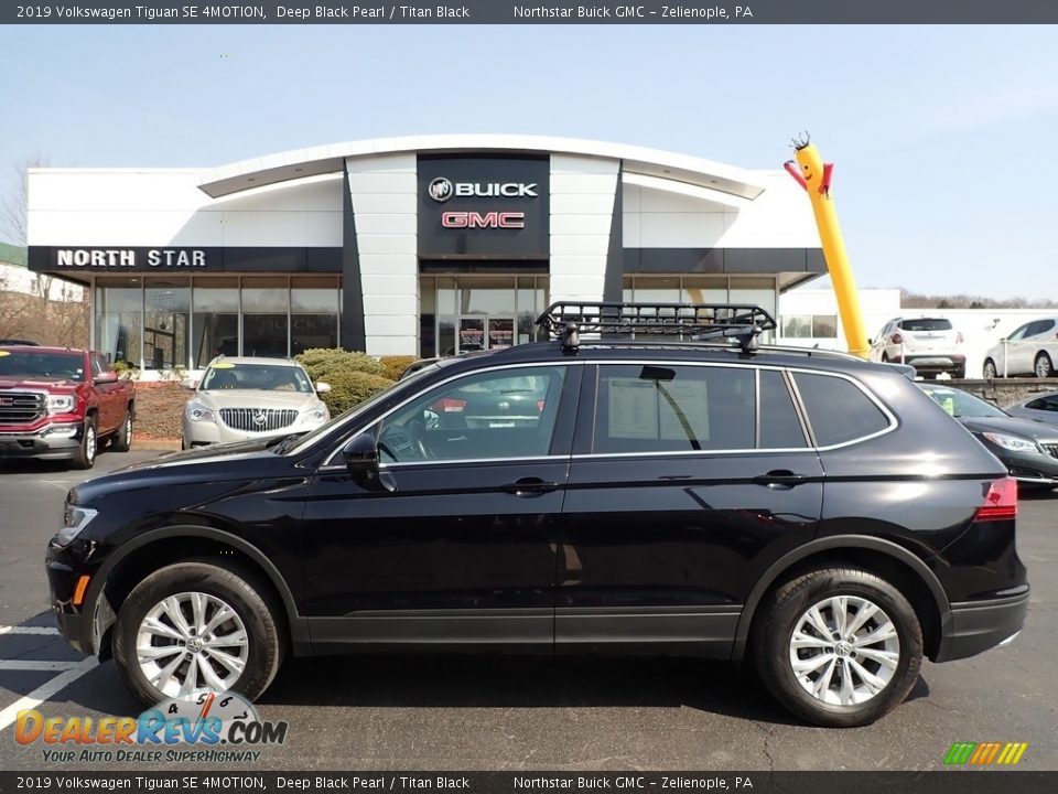 2019 Volkswagen Tiguan SE 4MOTION Deep Black Pearl / Titan Black Photo #13